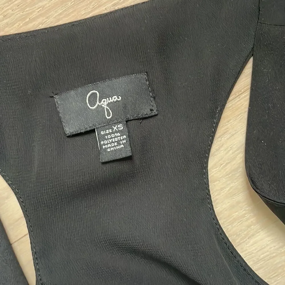 Aqua Black & Gray Sleeveless Top - Picture 6 of 7